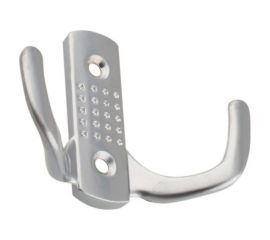 Крючок Trodos 04.48.07 перф. 2-х рожковый, серебро 302114 