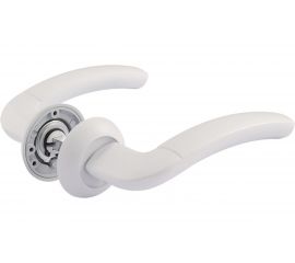 Дверная ручка НОРА-М 23А AL белый 17230 