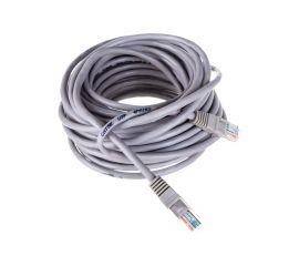 Литой патчкорд Telecom UTP, категория 5е ,10,0м, серый NA102--10M 