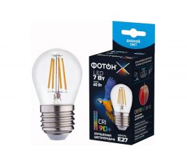 Светодиодная лампа ФОТОН LED FL P45-C 7W E27 4000K, серия Х 24006 