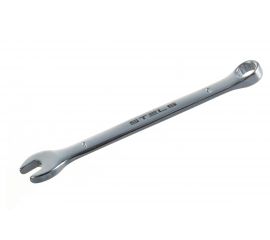 Комбинированный ключ, 8 мм, CrV, матовый хром STELS 15204 