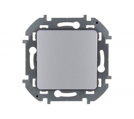 Одноклавишный переключатель Legrand - INSPIRIA - 10 AX - 250 В - алюминий 673652 