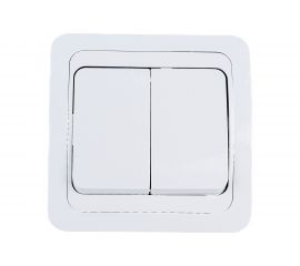 Выключатель IN HOME 2кл CLASSICO белый 2023 4680005959860 