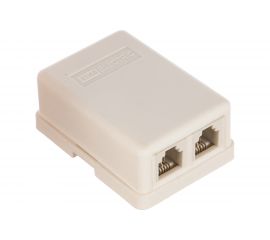 Телефонная розетка TDM 2x6Р-4С SQ1809-0002 