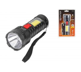 Ручной светодиодный фонарь ЮПИТЕР аккумуляторный 3 Вт+3 Вт JP1052 