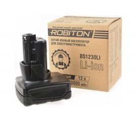 Аккумулятор BS1230LI (12 В, 3 Ач) для электроинструментов Bosch Robiton 16525 