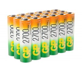 Аккумуляторные пальчиковые батарейки АА GP hr6 2700 mah/мАч ni-mh 18 шт в упаковке 270AAHC-B18 