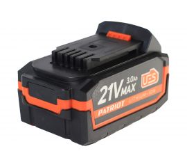 Батарея аккумуляторная PB BR 21V(Max) Li-ion UES 3.0 Ah, тонкая зарядка Patriot 180301123 