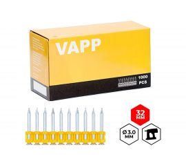 Усиленные гвозди для монтажного пистолета VAPP 32х3 мм VAPP.CN332 