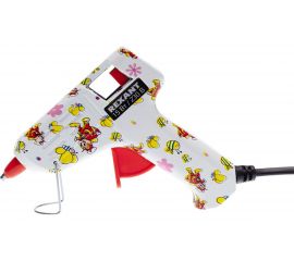 Клеевой пистолет с набором цветных стержней Rexant 12 шт. 12-0112 