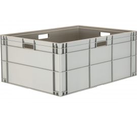 Ящик Тара.ру п/п сплошной, с ручками, дно с усилением, серый B-8633 9826 