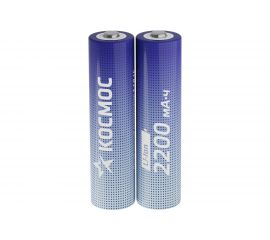 Аккумулятор КОСМОС 2200мАч 18650 Li-ion 2S, KOC18650Li-ion22US2 