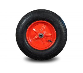 Колесо пневматическое резиновое 4.00-8 (387 мм; подшипник 16 мм) TOR 1021183 