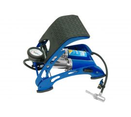 Ножной насос KRAFT с манометром, 2 цилиндра KT 810002 