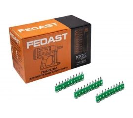 Усиленные гвозди для монтажного пистолета Fedast 3.0х16 мм, 1000 шт. без баллона fd3016eg 