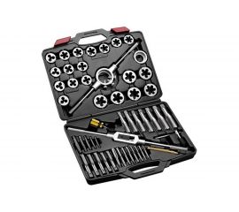 Набор метчиков и плашек SK-5 M6-M24, кейс, 51шт МАСТАК 351-00051C 