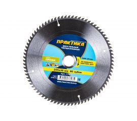 Диск пильный по ламинату (255х30 мм; Z80) ПРАКТИКА 776-935 