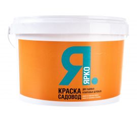Краска для садовых деревьев ЯРКО САДОВОД белая, 2.5 кг О03025 