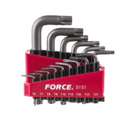 Набор Г-образных ключей FORCE Т6-Т60 15 предметов 5151 