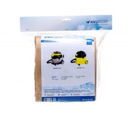 Мешки-пылесборники бумажные для пылесосов KARCHER T 15/1, T 17/1 (10 шт.) AIR Paper PK-212/10 
