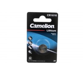 Литиевая батарейка Camelion CR1616 BL-1, 3V 3070 