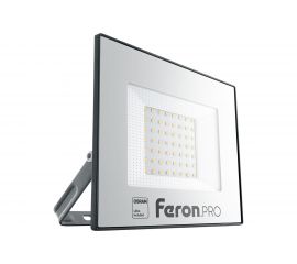 Светодиодный многоматричный прожектор FERON LL-1000, 50W, 6400К, 5000Lm, IP65, 45хOSRAM чёрный 41540 