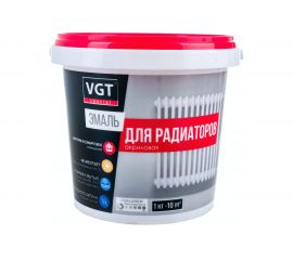 Эмаль для радиаторов VGT ВД АК 1179 ""Профи"", супербелая 1 кг 11601909 
