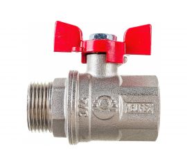 Шаровой кран VALFEX PREMIUM для воды, 3/4"" ВР/НР, бабочка VF.218.NB1.034.PREMIUM 