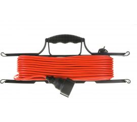 Силовой удлинитель ЭРА UFx-1e-3x0.75-20m-IP44 на рамке, c заземлением, 1 гнездо, 20м, ПВС, 3x0.75 Б0046826 