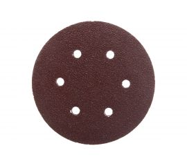 Круг шлифовальный на липучке, по дереву и металлу (6 отверстий, 150 мм, P40, 5 шт.) ELITECH 1820.098700 