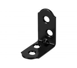 Мебельный уголок Левша 30x30x16, черный, 6 шт. У8-5009.Ч 