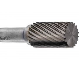 Борфреза твердосплавная NORGAU форма B цилиндрическая с торцевыми зубьями SCM HM B1020M06-45 (10х20х6х60 мм) 077110300 