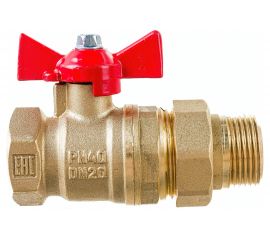 Шаровой для воды VALFEX американка, 3/4"" ВР/НР ручка-бабочка VF.227.LB1.034.Bir 