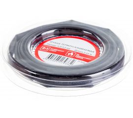 Термоусаживаемая трубка REXANT 6,0/3,0 мм черная, ролик 2,44 м 29-0036 