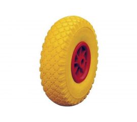 Пенополиуретановое колесо PU 1805-2 с втулкой и пластиковым ободом (260 мм; 120 кг) А5 1000425 
