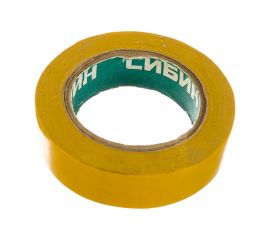 ПВХ изолента СИБИН 10м х 15мм, желтая 1235-5 