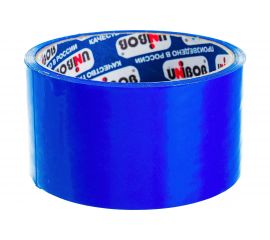 Упаковочная клейкая лента UNIBOB синяя 48 мм х 24 м, 45 мкм 214941 