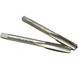 Дюймовый метчик TORNERI UNC 5/16 18 нитей Р6М5 комплект из 2-х штук 035369:637 