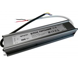 Блок питания Apeyron 12В, 100Вт, IP67, 170-264В, 8,33А, алюминий, серебро 03-106 