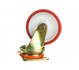 Колесо сверхмощное полиуретановое поворотное 150 мм MFK-TORG ED01-ZBP-150 