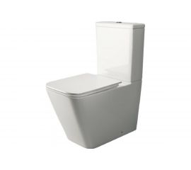 Напольная пристенная чаша унитаза Ceramica Nova CUBIC Rimless CN1803-B 