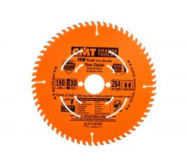 Диск пильный по ламинату (190x30/20/16x1,7/1,1 мм; Z64) CMT 273.190.64M 