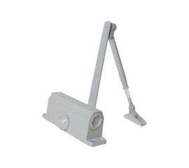 Дверной доводчик Trodos TD-120 с фиксацией 90 серебро 272050 