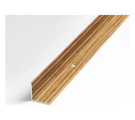 Порог внутренний угловой алюминиевый (20х20 мм, 1,35 м, Дуб универсальный) ЛУКА 00000001596 