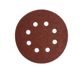 Круг шлифовальный на липучке по дереву/металлу 10 шт. (125 мм; P60; 8 отверстий) Gigant G-1017 