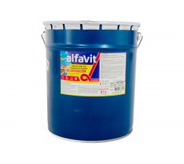 Универсальная алкидная эмаль Krafor Альфа ПФ-115 черная 20 кг 1 30769 