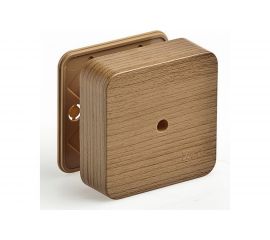 Универсальная коробка для кабель-каналов Ruvinil, 80х80х25 сосна 65005-27М 