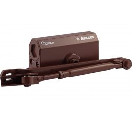 Дверной доводчик с фиксацией НОРА-М Isparus 410F (морозостойкий; от 15 до 60 кг; коричневый) 18402 
