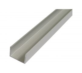 Профиль ПилотПро Ал., швеллер, 20х25х20х2, 1 м, серебро 06752 
