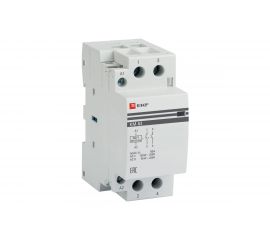 Модульный 2-полюсный контактор EKF 63А 220В 2но km-2-63-20 8156227 